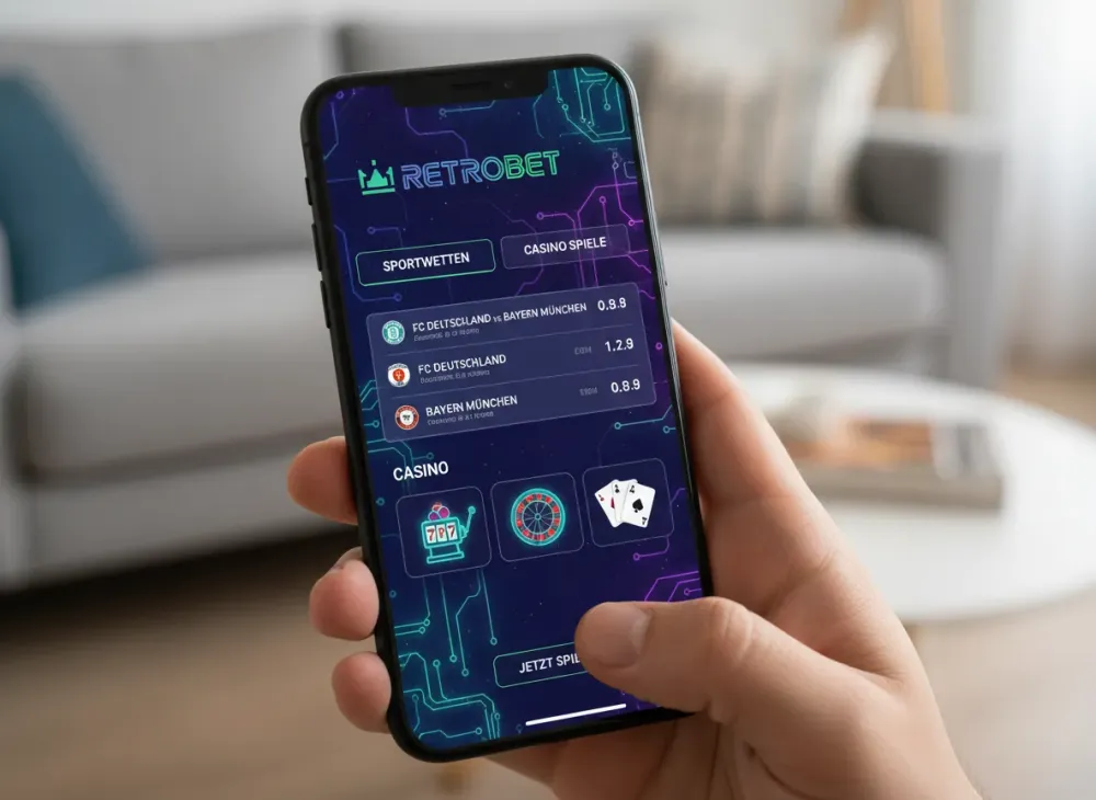 Retrobet app für Wetten und Casino Spiele erklärt